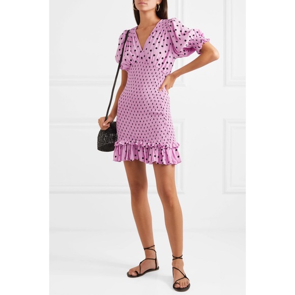 Faithfull the Brand Sylvie Smocked Mini Dress - Picture 8 of 11